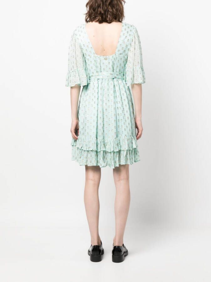 TWINSET Midi-jurk met print Groen