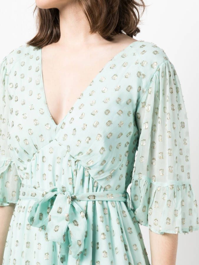 TWINSET Midi-jurk met print Groen