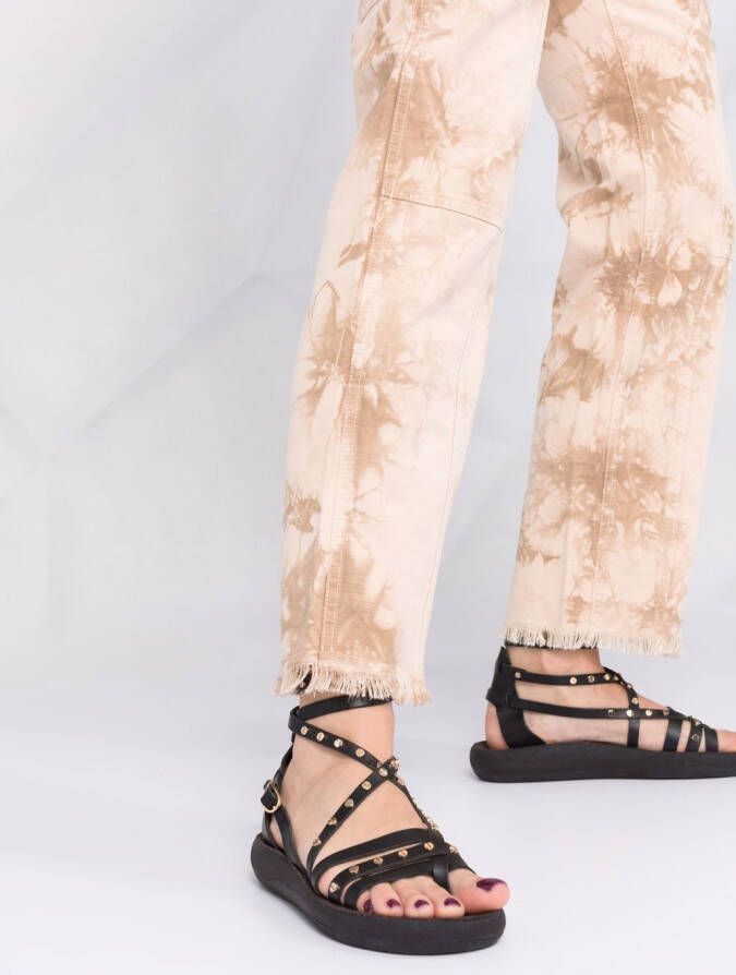 TWINSET Jeans met gebleekt-effect Beige