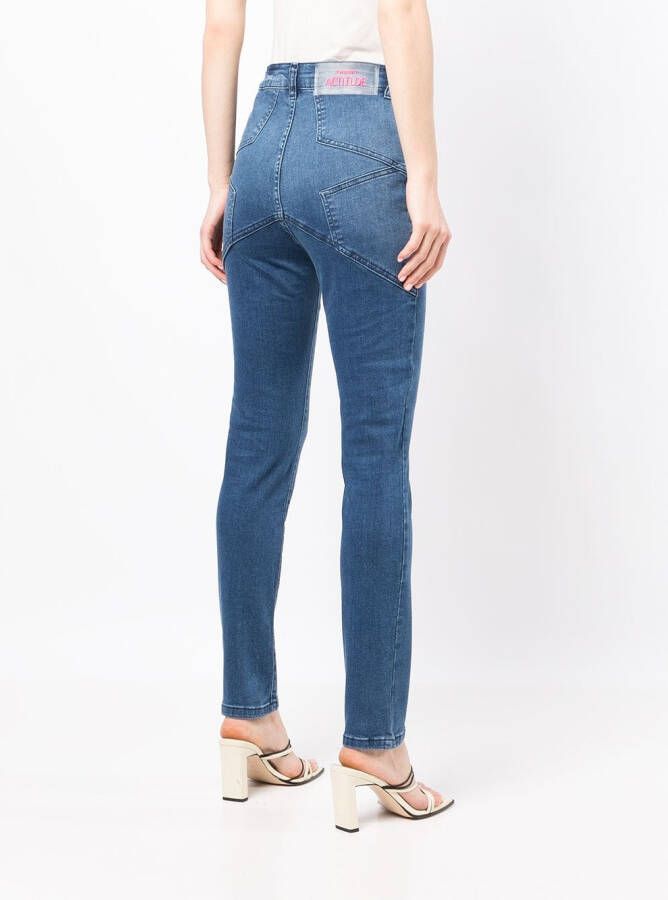 TWINSET Jeans met vervaagd-effect Blauw