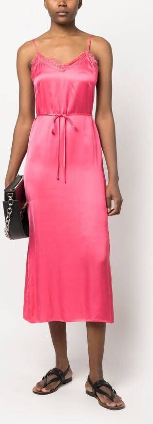 TWINSET Jurk met kant Roze
