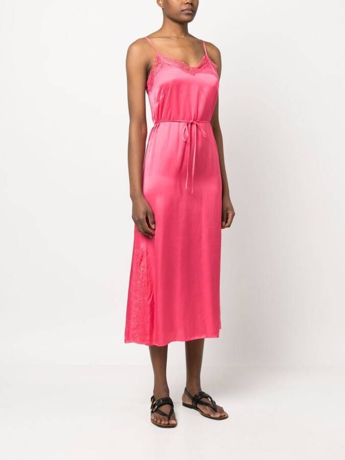 TWINSET Jurk met kant Roze