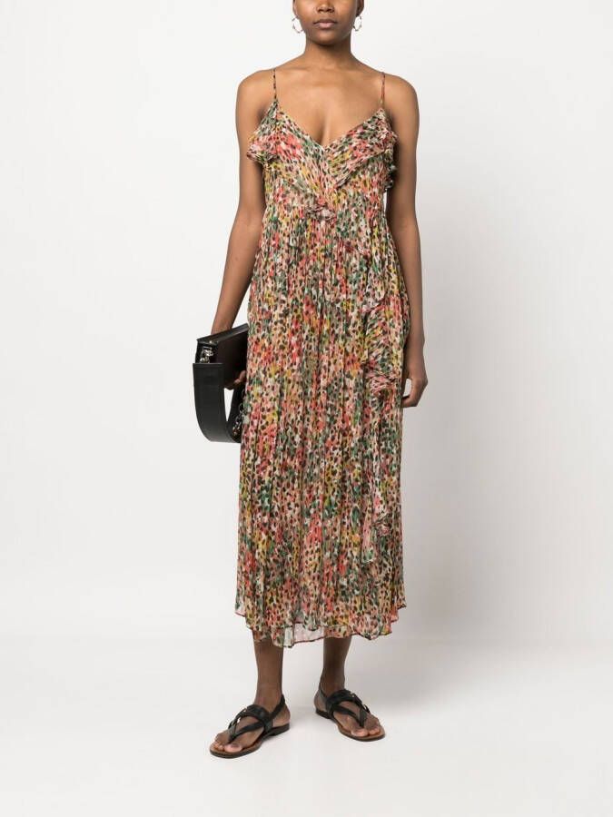 TWINSET Jurk met luipaardprint Zwart