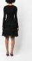 TWINSET Jurk met tule Zwart - Thumbnail 4