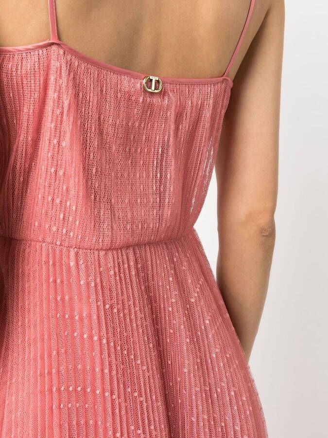 TWINSET Kanten jurk Roze
