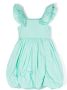 TWINSET Kids Geplooide jurk Groen - Thumbnail 2