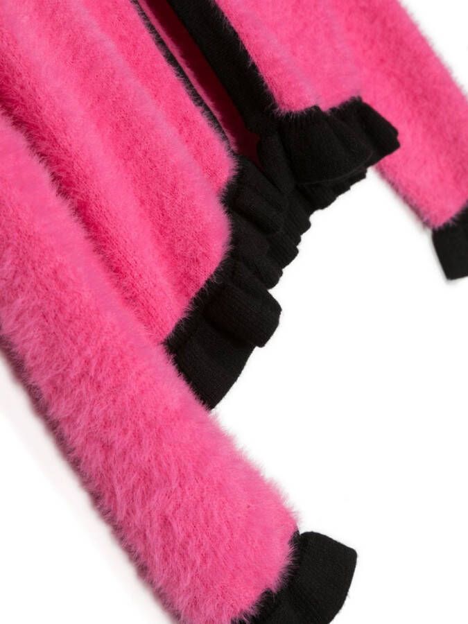 TWINSET Kids Vest met logoplakkaat Roze