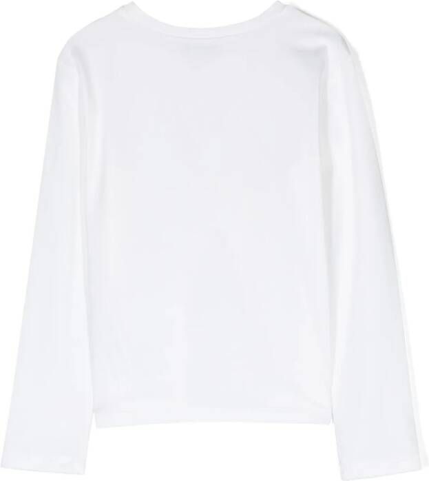 TWINSET Kids T-shirt met logoprint Beige
