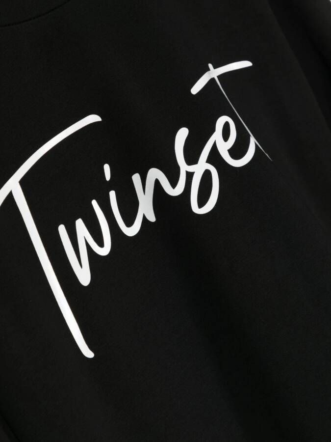 TWINSET Kids T-shirt met lange mouwen Zwart