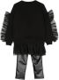 TWINSET Kids Sweater en legging met logoprint Zwart - Thumbnail 2
