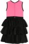 TWINSET Kids Midi-jurk met ruches Zwart - Thumbnail 2