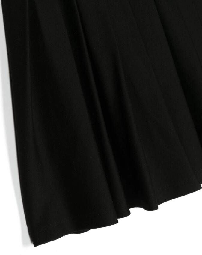 TWINSET Kids Plooirok met tartan ruit Zwart