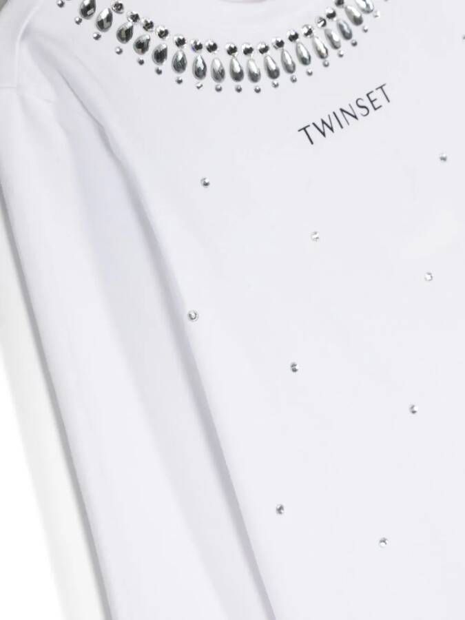 TWINSET Kids Jersey T-shirt Wit
