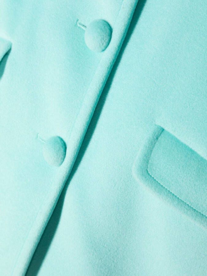 TWINSET Kids Trenchcoat met enkele rij knopen Blauw