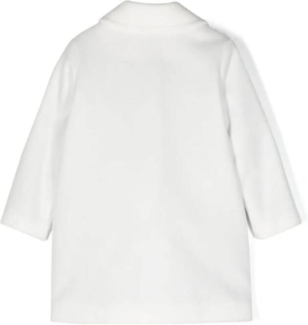 TWINSET Kids Trenchcoat met enkele rij knopen Wit