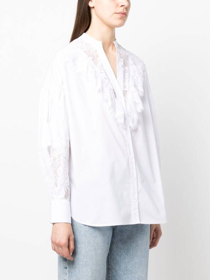 TWINSET Blouse met kant Wit