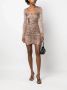 TWINSET Mini-jurk met luipaardprint Bruin - Thumbnail 2