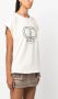 TWINSET T-shirt met geborduurd logo Beige - Thumbnail 3