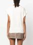 TWINSET T-shirt met geborduurd logo Beige - Thumbnail 4