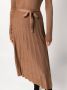 TWINSET Midi-jurk met lange mouwen Bruin - Thumbnail 5