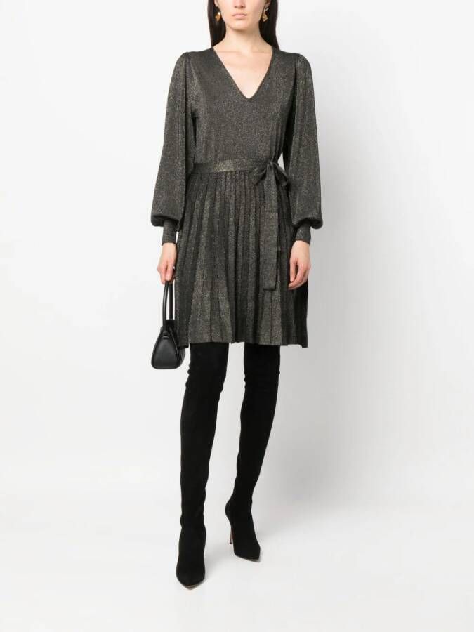 TWINSET Mini-jurk met lange mouwen Zwart