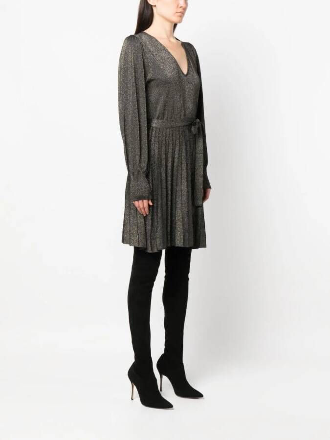 TWINSET Mini-jurk met lange mouwen Zwart