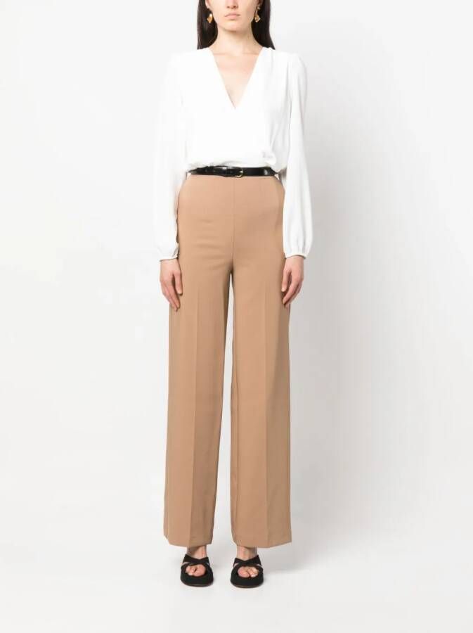 TWINSET Jumpsuit met wijde pijpen Wit
