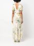 TWINSET Maxi-jurk met bloemenprint Beige - Thumbnail 4