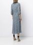 TWINSET Maxi-jurk met bloemenprint Blauw - Thumbnail 4