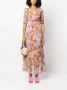 TWINSET Maxi-jurk met bloemenprint Oranje - Thumbnail 2
