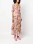 TWINSET Maxi-jurk met bloemenprint Oranje - Thumbnail 3