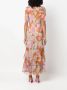 TWINSET Maxi-jurk met bloemenprint Oranje - Thumbnail 4