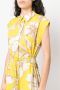 TWINSET Midi-jurk met bloemenprint Geel - Thumbnail 5