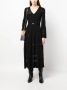 TWINSET Midi-jurk met ceintuur Zwart - Thumbnail 2