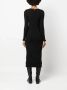 TWINSET Midi-jurk met logogesp Zwart - Thumbnail 4
