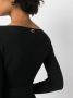 TWINSET Midi-jurk met logogesp Zwart - Thumbnail 5