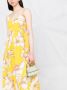 TWINSET Midi-jurk met print Geel - Thumbnail 5
