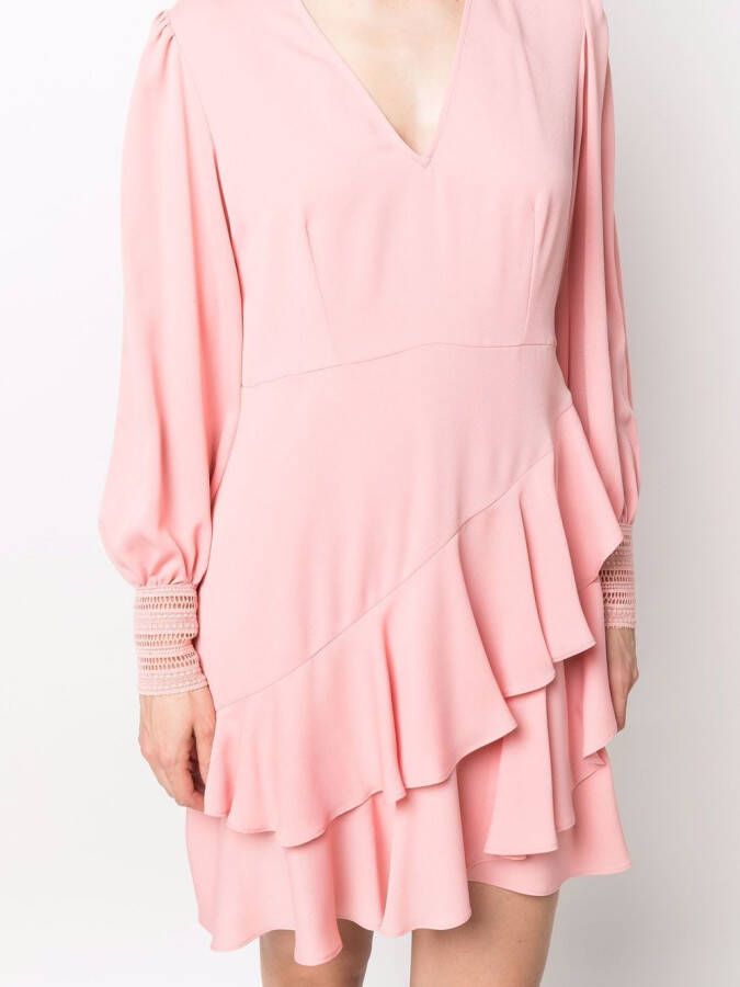 TWINSET Mini-jurk met ruches Roze