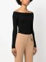 TWINSET Off-shoulder body Zwart - Thumbnail 3