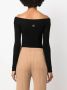 TWINSET Off-shoulder body Zwart - Thumbnail 4