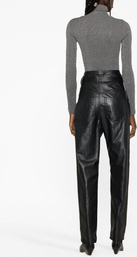 TWINSET Ribgebreide trui Grijs