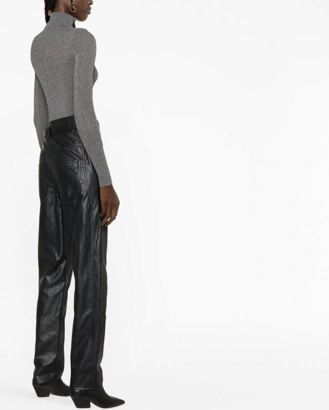 TWINSET Ribgebreide trui Grijs