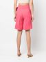 TWINSET Shorts met gestrikte taille Roze - Thumbnail 4