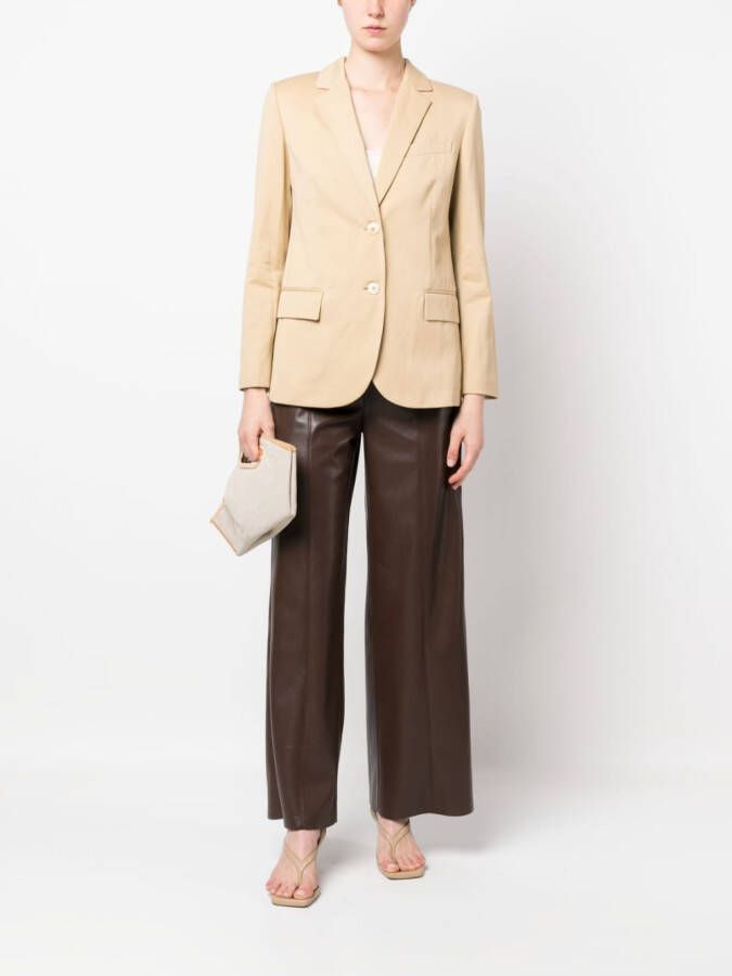 TWINSET Colbert met enkele rij knopen Beige
