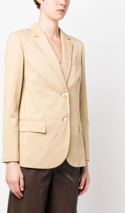 TWINSET Colbert met enkele rij knopen Beige