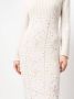 TWINSET Getailleerde maxi-jurk Beige - Thumbnail 5