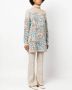 TWINSET x Marco Rambaldi coltrui met geborduurde bloemen Beige - Thumbnail 3