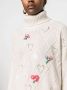 TWINSET x Marco Rambaldi floral-embroidered roll-neck jumper Beige - Thumbnail 5