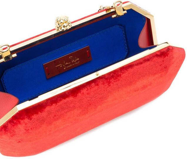 Tyler Ellis kleine Perryclutch Rood