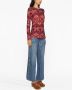 Ulla Johnson T-shirt met abstracte print Roze - Thumbnail 3